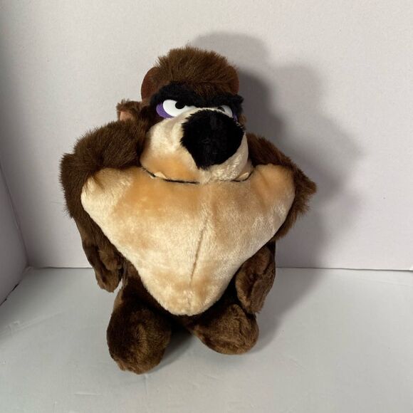 Vintage looney tunes Taz 1993 Tasmanian devil plush 15 inches by applause toy - Picture 2 of 7